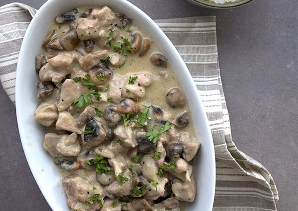 Instant Pot Keto Chicken and Mushrooms