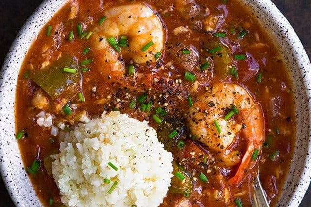 Instant Pot Keto Seafood Gumbo