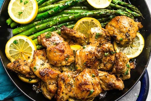 Instant Pot Keto Lemon Garlic Chicken